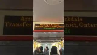 Upgraded Announcements on TTC Line 1 Subway Trains! 12/6/2025
