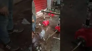 Fire Fighting Centrifugal End Suction Pump Hydro testing