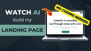 Creating a custom landing page for your SaaS product | No Code Required