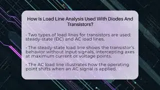 How Is Load Line Analysis Used With Diodes And Transistors? - Electrical Engineering Essentials