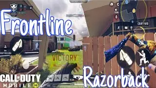 [NEW] CODM Frontline Ranked Match Gameplay Using Non Meta Gun/ RazorBack- 34 kills