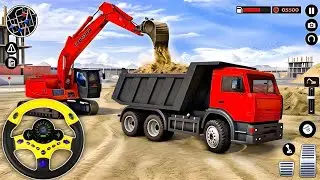 City Road Construction Simulator - Heavy JCB Games 2025 - Android Gameplay 