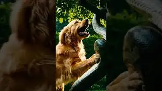 Snake Attacks Puppy &ndash; Heroic Mother Dog Intervenes 🐶🐍🐕❤️ #animal #dog