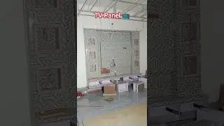TV Panel #tvpanel #furniture #carpenter #love #funny #comedy #vishwakarma #viralvideo #pvcceiling