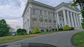 Timelapse Drive To The Vanderbilt Mansion National Historic Site NY