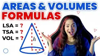 Surface Areas and Volumes Formulas | Maths Class 9 & 10 | Easy Shortcut Tricks