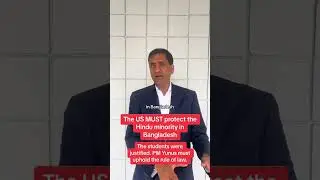 The US MUST protect the Hindu minority in Bangladesh. PM Yunus must follow the rule of law.