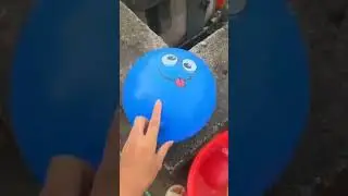 What Happens When You Drop a Balloon from a Rooftop? 🎈💥 #Shorts