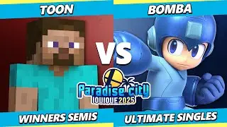 Paradise City 2025 TOP 8 - Toon (Steve) Vs. Bomba (Megaman) Smash Ultimate - SSBU