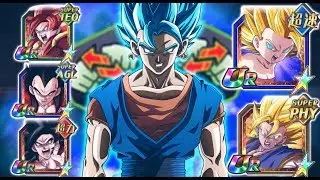 THE MOST DAMAGE POTENTIAL IN THE GAME?! 100% COUNTER TEAM | DBZ Dokkan Battle