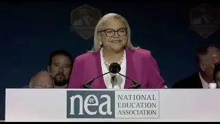 NEA Executive Director Kim Anderson Speaks at the 2025 NEA Representative Assembly
