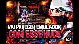 O MELHOR HUD 3 DEDOS DE FREE FIRE MOVIMENTA&Ccedil;&Atilde;O MAIS R&Aacute;PIDA QUE EMULADOR E GELO 1p +CAPA COLADO !!