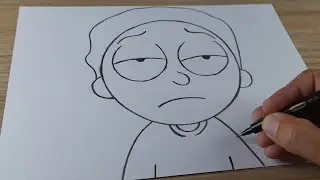 HOW TO DRAW MORTY FROM RICK AND MORTY