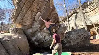 Red House Extension (V8) - Stone Fort/LRC Bouldering