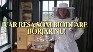 Vi &ouml;ppnar v&aring;r f&ouml;rsta best&auml;llning &ndash; s&aring; b&ouml;rjar v&aring;r resa som biodlare 🐝