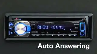 AUTO AUDIO 2012 KENWOOD EXCELON KDC X796 Receiving A Call Using Bluetooth