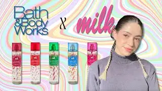 bath & body works x milk bar body mists