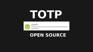 andOTP Open Source Android App for MFA TOTP | Keep it open