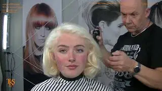 I just love to look like a *MOVIE STAR* classic BOB tutorial hair cut/color by TKS