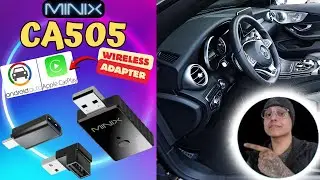 MINIX CA505 2-в-1 Проводной адаптер CarPlay/Android Auto для подключения к беспроводной сети | Ст...