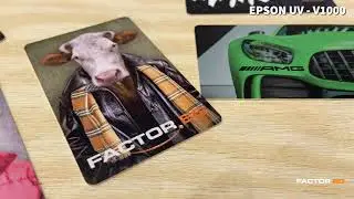 EPSON V1000 Metal Cards Print, FACTOR.BG