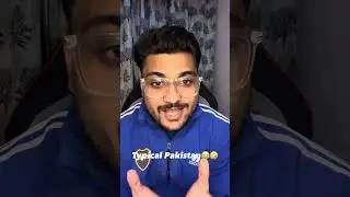 India vs Pakistan Match reaction🏏.