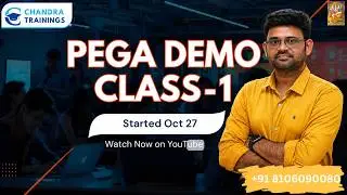 Pega Demo-1 Session |NEW BATCH DEC 15th 2025| CHECK DESCRIPTION || Master Pega - Call +91 8106090080