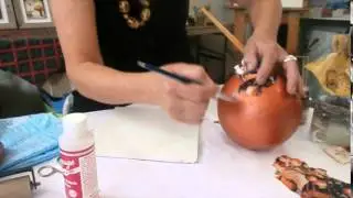 How to Decoupage a Round Ball