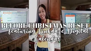 I've been waiting for this! LINKDAZE DIGITAL CALENDAR | BEFORE CHRISTMAS RESET | Clean with  Me
