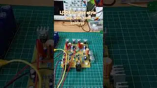 Lj204 vintage style amplifier with tone control