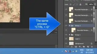 tutorial 6 : Scrabble Tiles Text Effect | Photoshop cs6