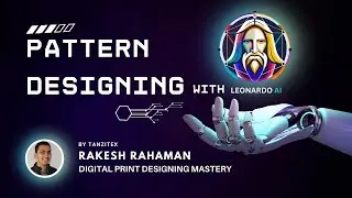 DESIGNING WITH LEONARDO AI  #artificialintelligence  #patterndesign  #digitalprint #fashiondesign