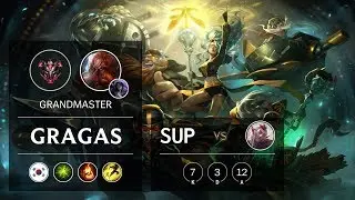 Gragas Support vs Rakan - KR Grandmaster Patch 9.19