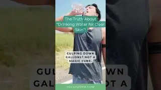 💧✨ The TRUTH About Drinking Water for Clear Skin! 🚫🧴