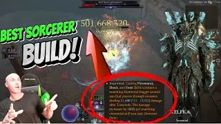 My BEST SORCERER BUILD Dagger, LS , Froze orb, Diablo 4 Season 6 Vessel of Hatred 30 hrs played!