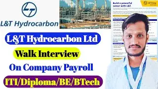 L&T Hydrocarbon Energy Recruitment | ITI /Diploma/BE | L&T Company hiring | L&T Company Jobs 2026