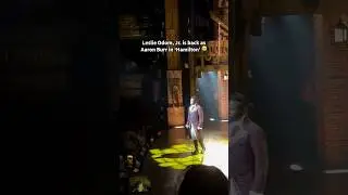 Leslie Odom, Jr. is back as Aaron Burr in 'Hamilton