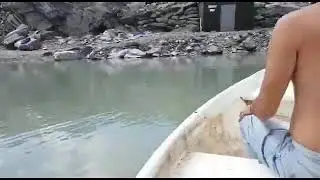 Kaprun pe un lac glaciar august 2019
