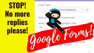 Как ограничить количество ответов в Google Формах