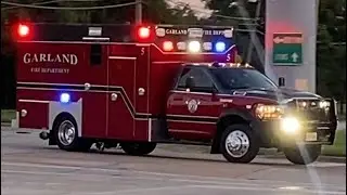 Garland Fire Department Station 5 Responding