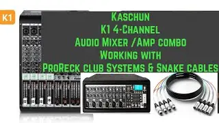 K1 Audio Mixer & Amp Used & ProReck Club Systems & ProReck Snake Cables #proreck #dj