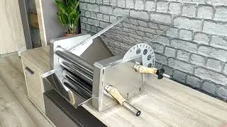 BeFav Manual dough sheeter for home use | Mini table top Dough roller | Pasta machine Pastry fondant