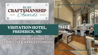BC&E 2025 Craftsmanship Winner: Carpet Fair Commercial Flooring at Visitation Hotel, Frederick, MD