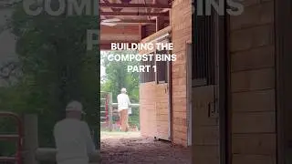 Part 1: Building the Compost Bins #farmlife #farmlifebestlife #composting #compost101 #gardening