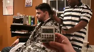 Must See! WORLD'S FASTEST HAIRCUT GUINESS WORLD RECORD 66 seconds Alton Edwards Jr Memphis TN Finest