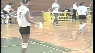 2000 Golden West College Women's Volleyball vs Irvine Valley 10-13-00