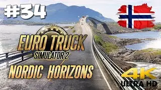 🚚[EURO TRUCK SIMULATOR 2] JE DÉCOUVRE LE DLC NORDIC HORIZONS TRAJETS 34 4K60 FR (PC)