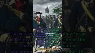 #The winter quarters at Valley Forge in Pennsylvania