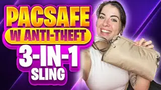 Это самый универсальный и БЕЗОПАСНЫЙ слинг!? (Обзор женского слинга Pacsafe Anti Theft 3 в 1)