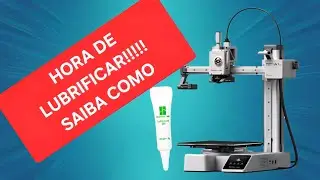 Como lubrificar sua Bambu Lab A1 e A1 mini. Passo a Passo.